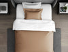 Solid Maple Sugar - Light Brown Hygro Cotton Shell Single Quilt / AC Comforter - Hygro By Spaces