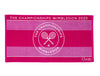 Wimbledon 2023 Championship Bath Towel - 100% Cotton - Fuchsia/Rose -  By Spaces