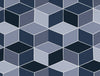 Geometric Light Blue Microfiber Shell Double Dohar - Welspun Dohar By Welspun-1065418