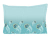 Floral Capri - Light Blue Polycotton Double Bedsheet - Amaya By Welspun-1065422