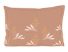 Floral Ginger Root - Light Brown Polycotton Double Bedsheet - Amaya By Welspun-1065425