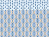 Geometric Dream Blue - Light Blue 100% Cotton Large Bedsheet - Anti Bacterial By Welspun