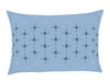 Geometric Lichen Blue - Light Blue 100% Cotton Large Bedsheet - Anti Bacterial By Welspun