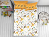 Character Snapdragon - Yellow 100% Cotton Double Bedsheet - Disney Princess By Welspun