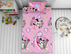 Character Fuchsia Pink - Pink 100% Cotton Single Bedsheet - Disney Minnie By Welspun