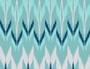 Geometric Aqua Haze - Blue 100% Cotton Double Bedsheet - Geoscape By Spaces-1065694