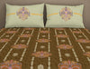 Ornate Kelp-Light Brown 100% Cotton Large Bedsheet - Timeless By Spaces