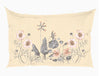 Floral Ecru-Beige 100% Cotton King Fitted Sheet - Dainty By Spaces