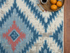 Anti Skid Teal Polyester Wonder Full Carpet By Welspun