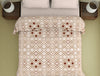 Geometric Butter Cream - Beige Polycotton Double Quilt / AC Comforter - Amaya By Welspun