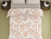 Floral Ginger Root - Light Brown Polycotton Double Quilt / AC Comforter - Amaya By Welspun