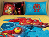Character Daffodil - Yellow 100% Cotton Double Bedsheet - Marvel Iron Man By Spaces