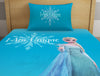 Character Blue Atoll - Blue 100% Cotton Single Bedsheet - Disney Frozen By Spaces