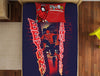 Character Parachute Purple - Dark Violet 100% Cotton Single Bedsheet - Marvel Spiderman By Spaces