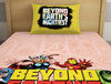 Character Tropical Peach - Light Orange 100% Cotton Single Bedsheet - Marvel Avengers By Spaces