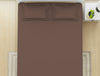 Solid Brown 100% Cotton King Fitted Sheet - Everyday Essentials By Spaces