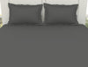 Solid Charcoal 100% Cotton Large Bedsheet - Everyday Essentials By Spaces