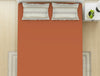 Solid Rust/Cludancer - Rust 100% Cotton Large Bedsheet - Gypsy By Spaces