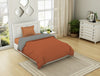 Solid Rust/ Gray - Rust 100% Cotton Shell Single Quilt - Everyday Essentials By Spaces