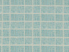 Geometric Aruba Blue - Aqua 100% Cotton Single Bedsheet - Geospace By Spaces