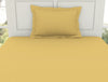 Solid Yellow 100% Cotton Single Bedsheet - Everyday Essentials By Spaces