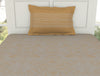 Geometric Nimbus Colud - Light Grey 100% Cotton Single Bedsheet - Geospace By Spaces