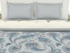 Floral Brilliant White - White 100% Cotton Shell Double Quilt - Bohemia By Spaces