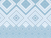 Geometric Dream Blue - Light Blue 100% Cotton Double Bedsheet - Geospace By Spaces