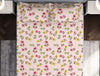 Floral Pearl - Beige 100% Cotton Double Bedsheet - Adore By Welspun