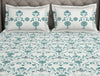 Ornate Cloud Dancer - White 100% Cotton Double Bedsheet - Queens Garden By Spaces