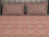 Floral Pink Salt - Light Pink 100% Cotton Double Bedsheet - Queens Garden By Spaces