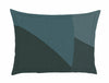 Geometric Starlight Blue - Light Aqua Cotton Viscose Double Bedsheet - Canvas By Spaces