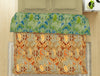 Geometric Cream Blush - Light Orange 100% Cotton Shell Double Quilt / AC Comforter - Ikkat By Spaces