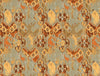 Geometric Cream Blush - Light Orange 100% Cotton Shell Double Quilt - Ikkat By Spaces