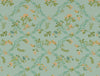 Floral Bay - Light Aqua 100% Cotton Shell Double Quilt / AC Comforter - Lattice By Spaces