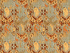 Geometric Cream Blush - Light Orange 100% Cotton Large Bedsheet - Ikkat By Spaces