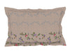 Floral Mauve Morn - Violet 100% Cotton Large Bedsheet - Lattice By Spaces