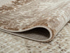 Brown Multilayer Texture Soft Polyester Woven Carpet - Alora By Spaces