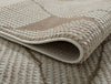 Brown Plush Feel Polypropylene Woven Carpet - Nesta By Spaces