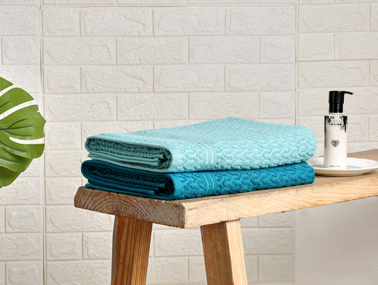 Multi 2 Piece 100% Cotton Bath Towel - Radiance By Spaces