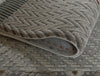 Grey Multilayer Texture Polypropylene Woven Carpet - Eden By Spaces