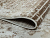 Light Brown Multilayer Texture Polypropylene Woven Carpet - Elayne By Spaces