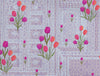 Floral Lavender Frost Polyester Fleece Blanket - Gulrana - Rangana By Spaces