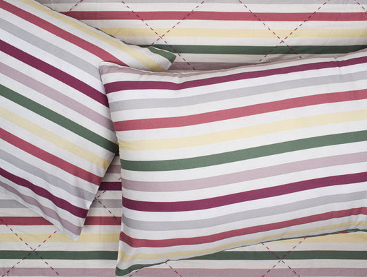 Geometric Multi 100% Cotton Double Bedspread - Imperial By Spun