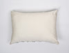 Abstract Ivory/Green-White 100% Cotton Cushion Cover - Courtyard By Spun