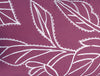 Leaves & Floral Mauve 100% Cotton Cushion Cover - Château By Spun