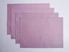Handcrafted Lilac 100% Cotton Placemats (Set of 4) - Château By Spun