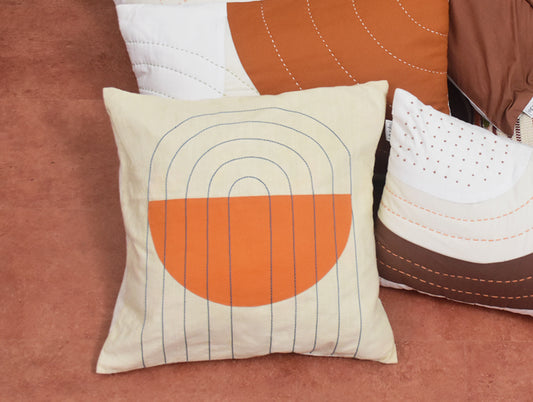 Abstract Multi 100% Cotton Cushion Covers - Rhythm By Spun