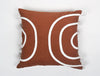 Abstract Brown 100% Cotton Cushion Cover - Terra By Spun