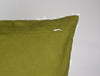 Abstract Green Olive-Dark Green 100% Cotton Cushion Cover - Terra By Spun